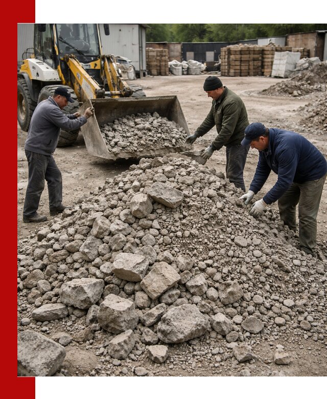 Демонтаж и вывоз бой бетона в Шатуре