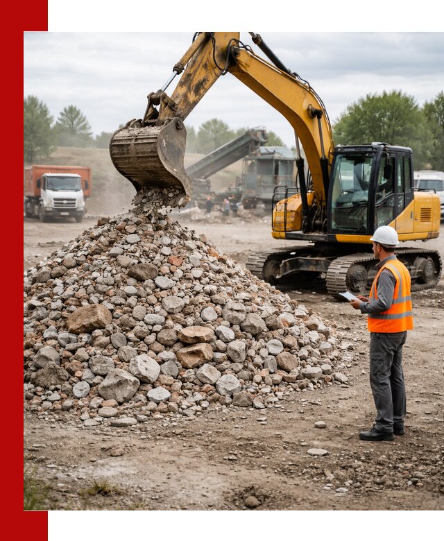 Доставка и вывоз строительного боя в Шатуре