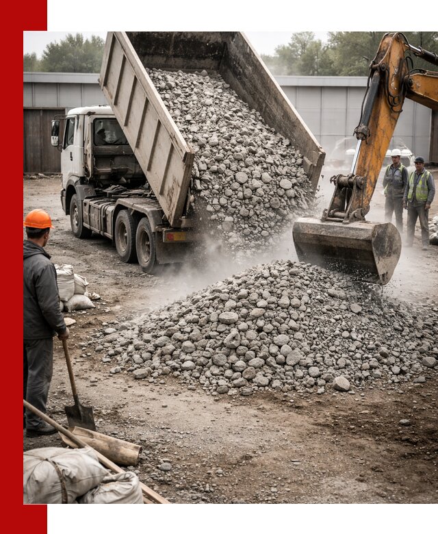 Доставка дробленого бетона в Шатуре оптом и в розницу