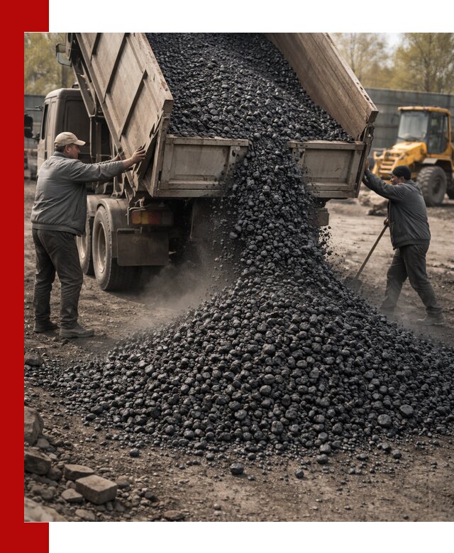 Доставка угля семечка самосвалами в Шатуре