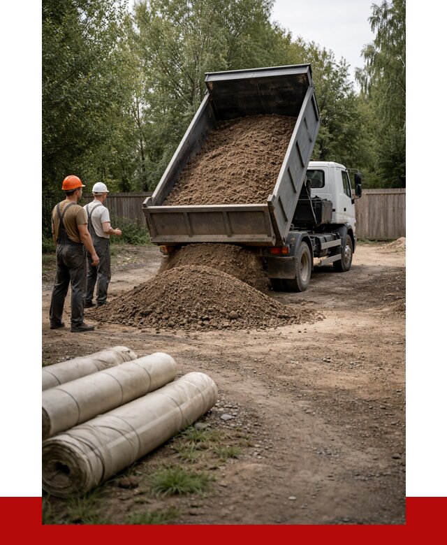 Доставка сыпучих материалов самосвалом в Шатуру от 4302 р. | ПРОНЕРУДШтр