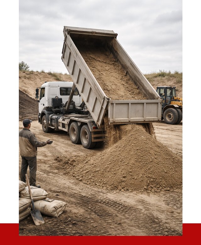 Доставка самосвалом 20 кубов в Шатуре от 7683 р. | ПРОНЕРУДШтр