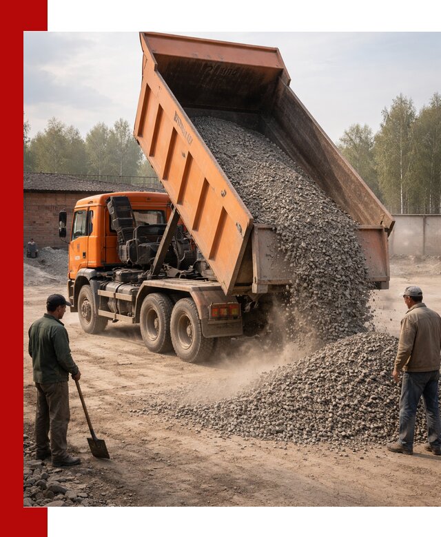 Доставка самосвалом 20 м3 в Шатуре быстро и надежно