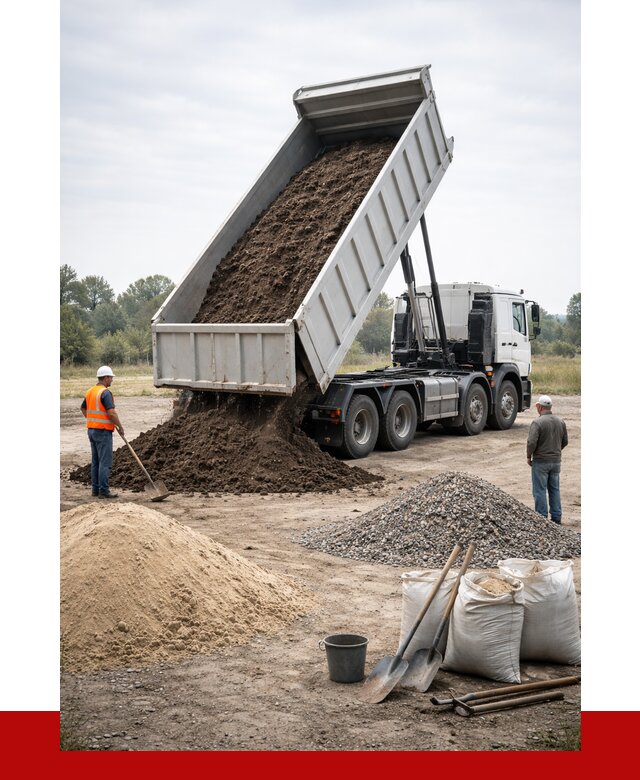 Доставка самосвалом 30 кубов в Шатуре от 8707 р. | ПРОНЕРУДШтр