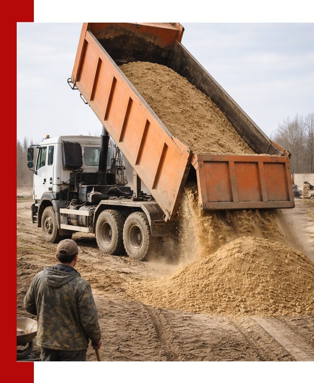 Аренда самосвала 20 тонн для перевозки грузов в Шатуре