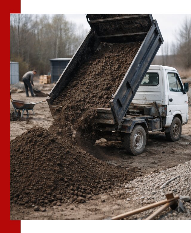 Аренда минисамосвала в Шатуре для доставки сыпучих материалов