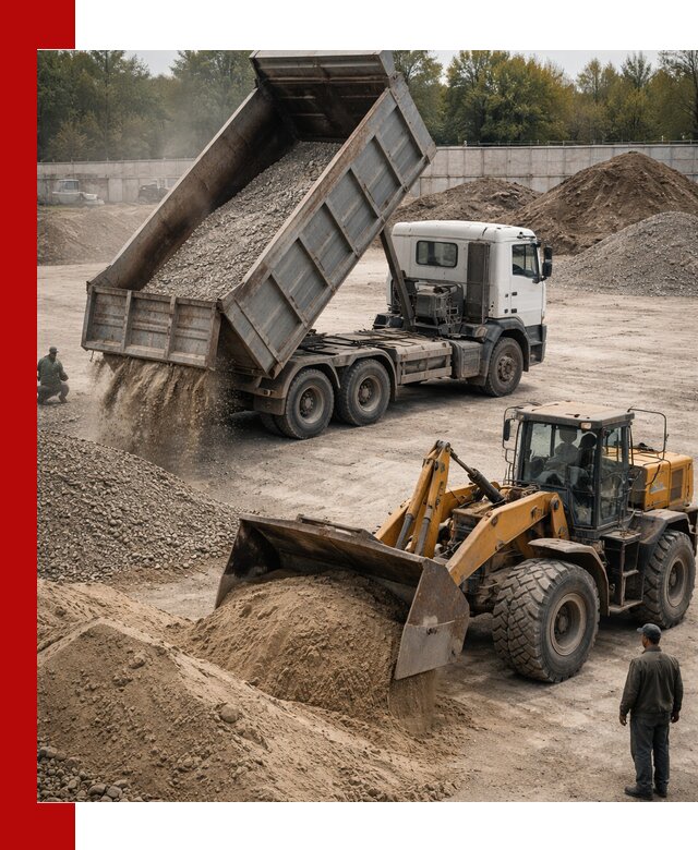 Перевозка сыпучих грузов самосвалами и бортовыми в Шатуре