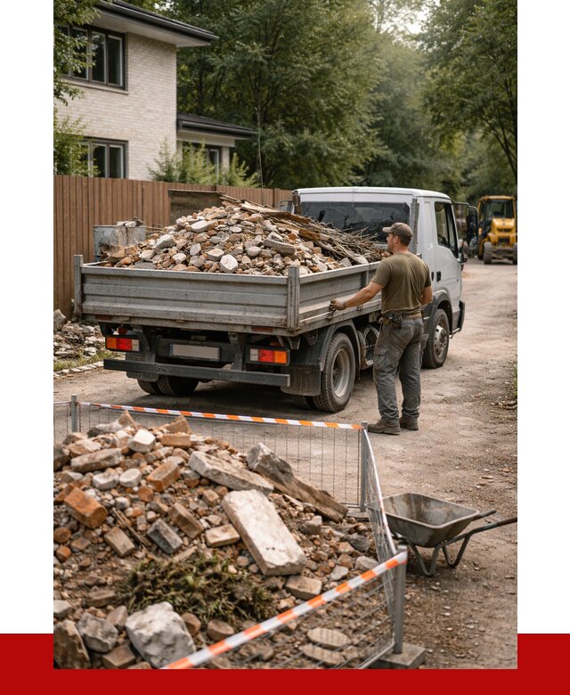 Вывоз строительного мусора с погрузкой в Шатуре от 7683 р | ПРОНЕРУДШтр