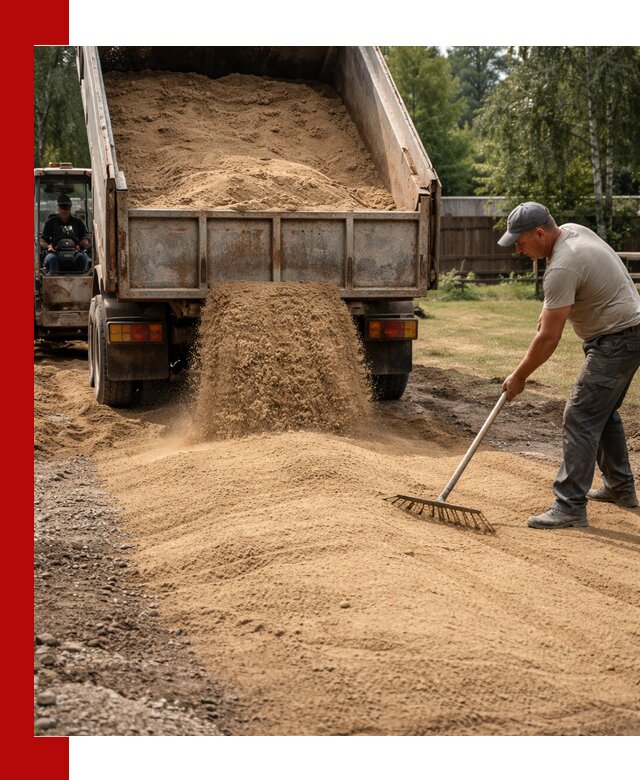 Отсыпка участка песком в Шатуре быстро и качественно