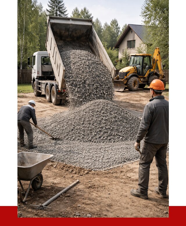 Отсыпка участка щебнем в Шатуре от 6659 р. ПРОНЕРУДШтр