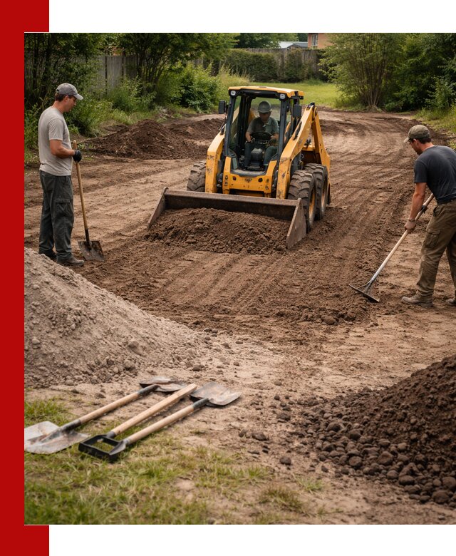 Планировка участка грунтом с вывозом и доставкой в Шатуре