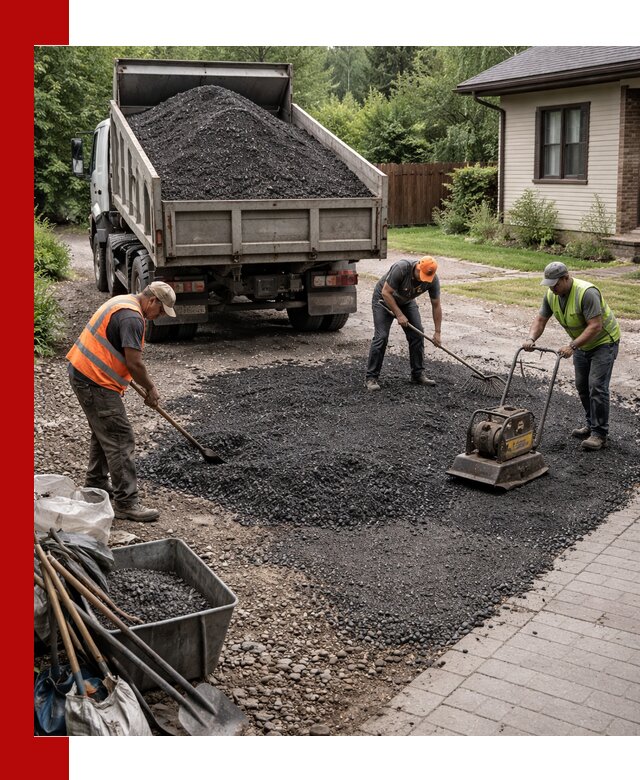 Асфальтовая крошка для двора с доставкой в Шатуре